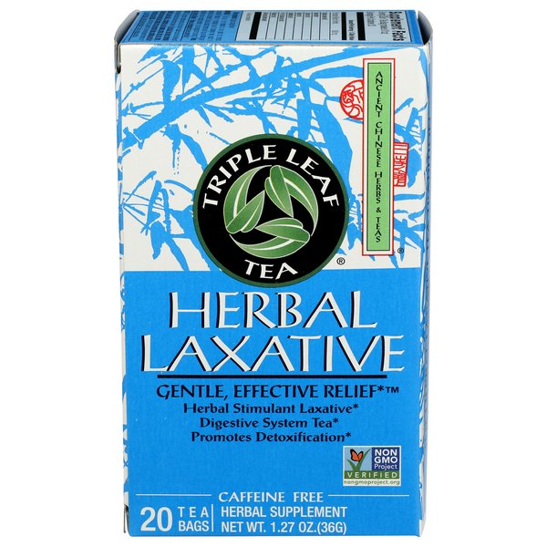 TRIPLE LEAF Herbalax Tea Bags, 20 CT