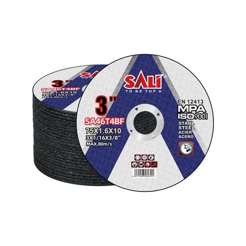 SALI 25 Pack Cut Off Wheels 3 Inch General Purpose Metal Cutting Wheel for 3 in Angle Grinders and Die Grinders- Cutting Disc Aggressive Cutting 3" x 1/16" x 3/8" Operating Up to 25000 RPM and 80 M/S