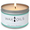 Wax and Oils Soy Wax Aromatherapy Scented Candles, Peppermint Eucalyptus, 8 oz
