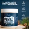 Wild Mountain Rough & Rugged Face Scrub - Micodermabrasion Mens Facial Scrub, Face Scrub Exfoliating Face Wash, Face Exfoliator, Face Scrubber Exfoliator, Exfoliating Scrub, Exfoliate For Face