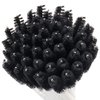 300PCS Disposable Mascara Wands Spoolie Brush Crystal Eyebrow Brushes Eyelash Extension Applicator Makeup Kits.myaokue-up (White-Black)