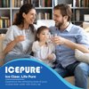 ICEPURE 5231JA2002A Refrigerator Water Filter,Compatible with LG LT500P, GEN11042FR-08, ADQ72910901, ADQ72910907, LFX25974ST, LFX25973S, Kenmore 9890, 469890 2 PACK