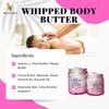 Bee-Youtiful Beauties Whipped Shea + Beeswax Body Butter | Hydrating Moisturizer with Shea Butter, Mango Butter Cocoa Butter, & Beeswax for Nourishing Body Care - 2oz - Warm Vanilla