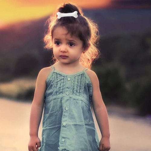 Armear 6 Pcs Dog Bone Hair Clips, White Bone Hair Pins for Women Girls, Halloween Cosplay Party Bone Hair Clips