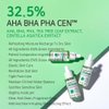 APLB AHA BHA PHA Centella Ampoule Serum | AHA BHA PHA CEN™ 32.5% 1.35 FL.OZ/Korean Skincare, Exfoliant, Long lasting moisturizing, Revitalize for gentle and improve skin texture