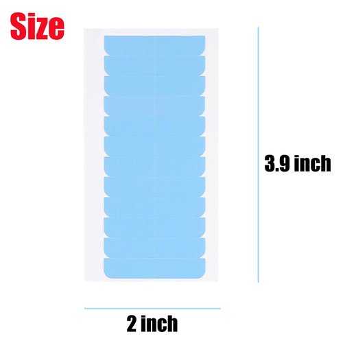 Beautifultracy 60Pcs Hair Extension Tape Replacement Tape for Hair Extensions Tape in Tape Replacement (60)