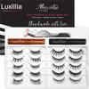 Luxillia Magnetic Eyelashes with Eyeliner, Most Natural Looking Magnetic Lashes Kit with Applicator, Best 8D and 3D Look, Reusable Fake Eye Lash, No Glue, Strongest Waterproof Liquid Liner
