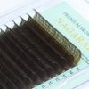 NAGARAKU Natural Brown Color Eyelash Extensions 0.15mm D curl 7-15mm Mix Tray Individual Lashes Classic Faux Mink Volume 20 rows Soft Eyelash Supplies