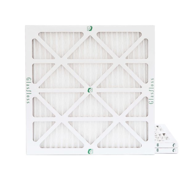 Glasfloss ZL 20x22x1 MERV 10 Air Filters for AC and Furnace. 3 PACK. Actual Size: 19-1/2 x 21-7/8 x 7/8