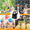 Bubble Machine for Kids Toddlers,Automatic Bubble Blower,Portable Adjustable Angle Bubble Maker,Bubbles Toy for 3 4 5 6 7 Year Old Boy Girl,Outdoor Party Birthday Easter Baskets Stuffers Gifts Black