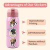 DinoRealistic Dinosaur Stickers for Teens, Waterproof Vinyl Pack - 110 Pack Cute Cartoon Decals for Laptop, Water Bottle, Skateboard, Hydroflask, Phone Bumper