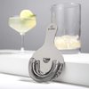 Viski Hawthorne and Bartending Strainer - Stainless Steel Bar Cocktail Strainer for Drinks with Handles,Silver
