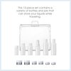 Conair Travel Sized Toiletries, TSA Approved Travel Bottles, Travel Sized Bottles by Travel Smart, 13 Piece Set