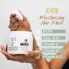 FILPO Coconut Milk Hair Mask - Coconut Oil Deep Conditioning Hair Mask fo r Dry Damaged Hair and Growth, Sulfate Free Hair Conditioner for Damaged Hair, Argan Oil Conditioner, Hair Care for Curly Hair