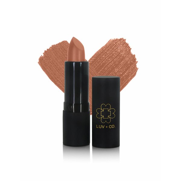LUV+CO Moisturizing lipstick for women 4.5g Highly Pigmented made with botanical ingredients Organic Lipstick Gluten Free Dye Free and Paraben Free | Light Neutral Tan Nude-Infatuated