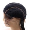 variouswig Black 4 Twist Lace Front Braid Wig Nature Looking Lace Front Wigs Afro American Synthetic Braided Wig with Baby Hair for Fashion Black Women Real Lace Wig 30 Inch