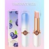 Color Changing Lipstick Queen Set-Blueberry Avocado Mango Labial Magico Lip Balm Lip Stain,Hydrating Lip Tinted Gloss,Long Lasting Waterproof PH Mood Magic Temperature Color Change Lipstick for Women