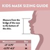 Shero 6-Layer Copper-Infused Childrens Reusable Face Mask, Washable and Breathable Filtered Kids Face Mask With Nose Wire (Blue, M)