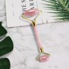 Face Roller Natural Rose Quartz Roller for Face Skin Care Face Roller - Aging Wrinkles,Puffiness Facial Skin Massager - Premium Authentic Jade Stone(Rose Quartz Roller)