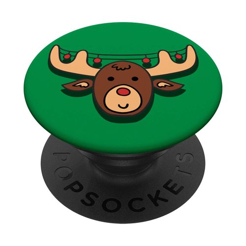 Awayk Rudolph Pop Phone Grip for Smartphones & Tablets PopSockets Grip and Stand for Phones and Tablets