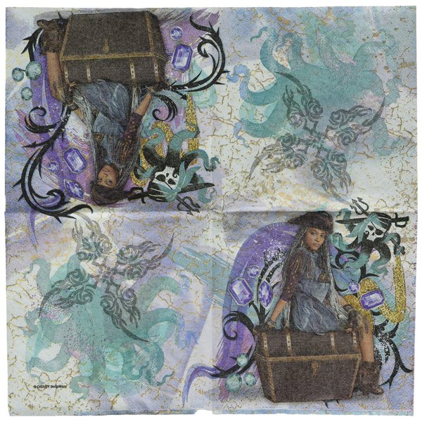 Amscan Beverage Napkins | Disney© Descendants 2 Collection | 5" x 5" | 16 pcs | Party Accessory