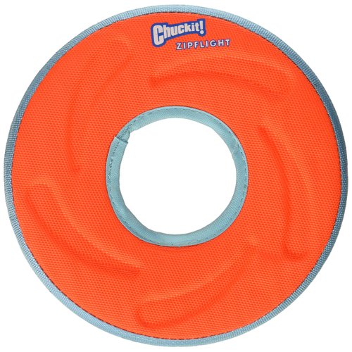 Chuckit 18100 Medium Chuckit! Zipflight Frisbee Dog Toy, Colors may vary