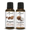 Difeel Beaker & Blend Hair & Essential Oil Kit #1 - Includes Castor, Shea Butter, Argan, Rosemary Hair Oils, Argan & Coconut Essential Oils and a Mixing Beaker - Customizable Hair Treatment Collection