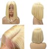 Valiilo Short Bob Wig Human Hair 13x4 HD Lace Front Wigs Human Hair Bleach Blonde Bob Wig Human Hair for Women 180% Density Glueless Wigs Human Hair Straight 8 Inch