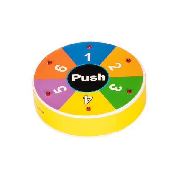 Super Duper Publications | Electronic Spinner (1-6) Game Counter with Sound and Light | Educational Learning Resource for Children