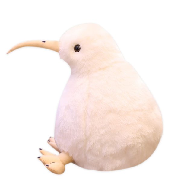 CHELEI2019 7.9" Kiwi Bird Stuffed Animal Plush Cute White Soft Pillow Toy,Gifts for Kids