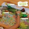BONNYCO Dinosaur Toys for Kids Painting Kit 16 Figurines Kids Crafts Kits with Glow in The Dark, Toys & Gifts for Boys | Kids Toys 3 4 5 6 7 8 9 10 Years Old Gifts for Kids Birthday, Christmas