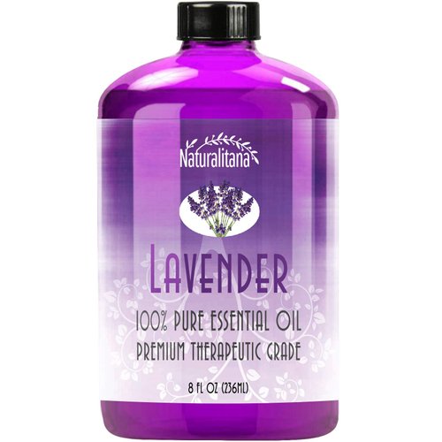 Best Lavender Essential Oil (8oz Bulk Lavender Oil) Aromatherapy Lavender Essential Oil for Diffuser, Soap, Bath Bombs, Candles, and More!.