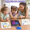 Art & Craft Activity,Foil Craft Outer Space DIY Art Fun Kits,No Mess Creative Foil Art Kits Set Drawing Game for Kids,Birthday Gifts Craft Supplies Travel Toys for Girls Boys Ages 4 5 6 7 8 9 Year Old