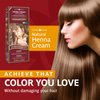 Surya Brasil Light Brown Natural Henna Cream Hair Color Treatment for Gray Hair Coverage, Deep Conditioning Semi Permanent Hair Dye, 2.37 oz / 70 ml