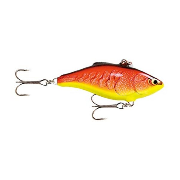 Rapala Rattlin' Rapala 05 Fishing lure, 2-Inch, Redfire Crawdad