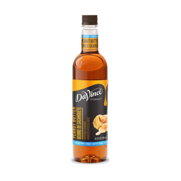 DaVinci Gourmet Sugar-Free Peanut Butter Syrup, 25.4 Fluid Ounce (Pack of 1)