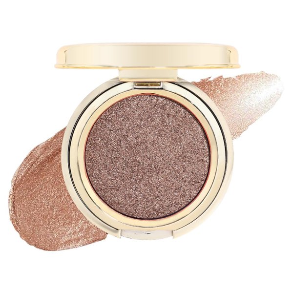 AMY'S DIARY Single Shiny Shimmer Eyeshadow, Highly Pigmented Intense Color - Highlighter, Shimmery/Illuminating Finish, Highly Purified, Safe Saprkling Brown Eyeshadow For Girl (brown)