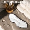 LeMeeOly Stainless Steel Gua Sha Facial Tools Metal GuaSha Lift and Firm for Face Neck，Lymphatic Drainage Massager, Skin Care Gift