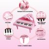 Amy&Benton Toy Piano for Baby Girls Pink Toddler Piano Keyboard Toy 1 2 3 Years Old Girls Kids Birthday Gift Toys