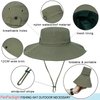 Sun Hat for Men, Super Wide Brim Sun Fishing Hat Safari UPF50+ Bucket Boonie Cap