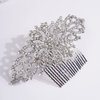 Rumtock Vintage Bohemian Silver Hair Comb Rhinestones Beaded Stunny Hair Jewelry for Wedding Brides Bridesmaid Women Girls Speical Occasion Hair Accessories