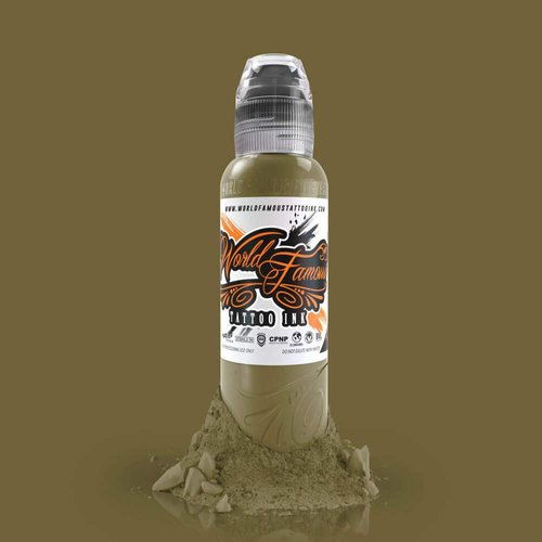 World Famous Green Tattoo Ink, Vegan and Professional Ink, Made in USA, GTMO Green, .5 oz