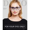 DUCO Blue Light Blocking Glasses Superlight Eyeglasses Frame Anti Blue Ray Computer Gaming Glasses 306 (Shine Blue)