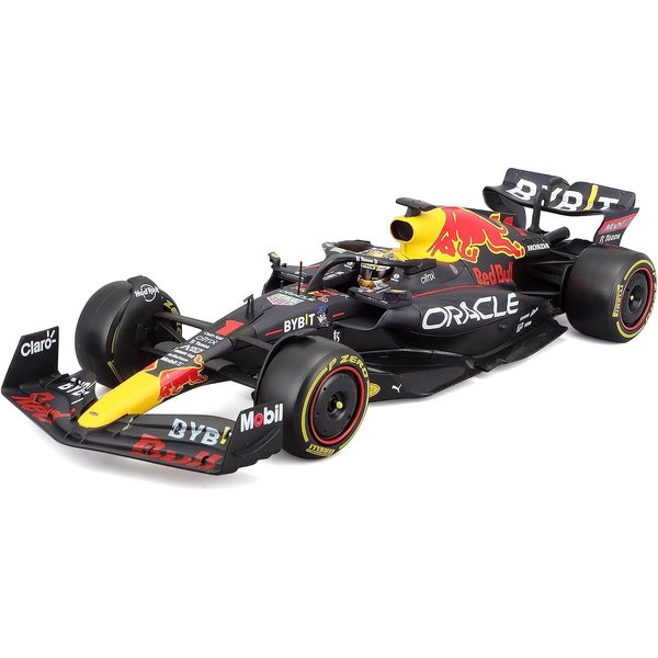 Racing RB18#1 Max Verstappen Oracle Winner Formula One F1 Abu Dhabi GP Drivers' Champion (2022) 1/24 Diecast Model Car by Bburago 28026MV