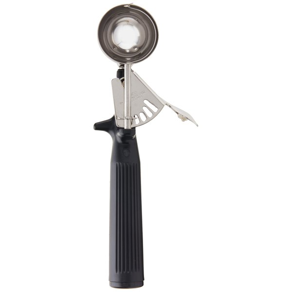 Winco ICOP-30 Ice Cream Disher with Black Handle, Size 30, Stainless Steel