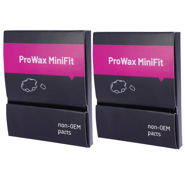 2 Packs MiniFit ProWax Filters for Oticon Alta 2 and Alta Pro 2, Nera, and Ria and Newer Receiver in The Ear Model Hearing aids by Oticon. (2)
