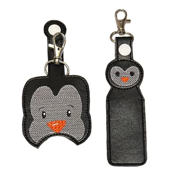 Penguin Hand Sanitizer and/or Lip Balm Holder