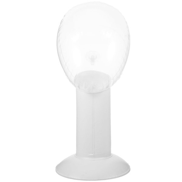 SEWACC PVC Mannequin Head Inflatable Mannequin Head Model Wig Hat Glasses Caps Display Rack Manikin Training Head for Display Headset Headphone Hats Wigs Jewelry