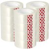 Turxayox 12 Rolls Transparent Tape Refills for Dispenser, Clear Tape, 3/4 x 1000 Inches, Easy Tear, Glossy Gift Wrap Tapes, Home Office Supplies and Back to School Supplies for College and Classrooms