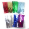 Weststone Brand - 800pcs 4" Metallic Twist Ties, red, blue, green, gold, silver, clear and pink